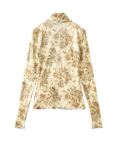 GANNI（ガニー）の「Printed Velour Jersey Turtlene T4356（Tシャツ/カットソー・メンズ・マルチ・36）」の7枚目の写真