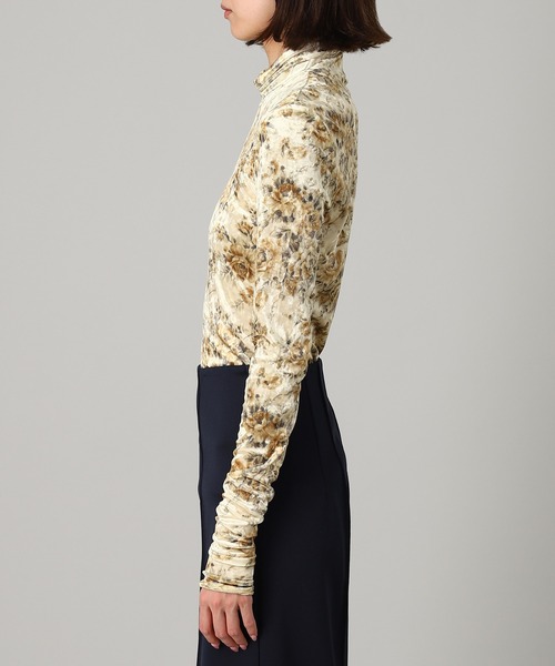 GANNI（ガニー）の「Printed Velour Jersey Turtlene T4356（Tシャツ/カットソー・メンズ・マルチ・36）」の9枚目の写真