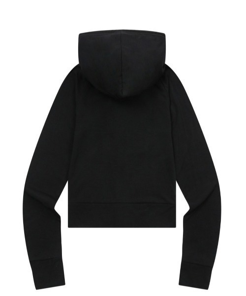 MUCENT(ムセント)の「A'GEM/9 × .kom 『MUCENT/ムセント』 LIGHT UP CROP HOOD ZIP-UP/ライトアップクロップジップアップパーカー(パーカー・レディース・ブラック/グレー/ホワイト・FREE)」の10枚目の写真