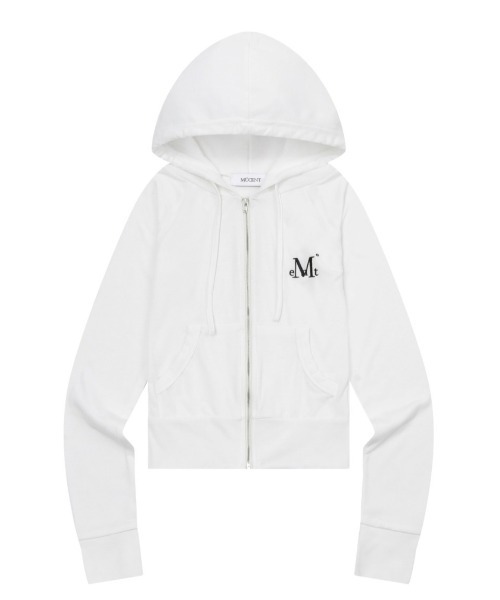 MUCENT(ムセント)の「A'GEM/9 × .kom 『MUCENT/ムセント』 LIGHT UP CROP HOOD ZIP-UP/ライトアップクロップジップアップパーカー(パーカー・レディース・ブラック/グレー/ホワイト・FREE)」の17枚目の写真