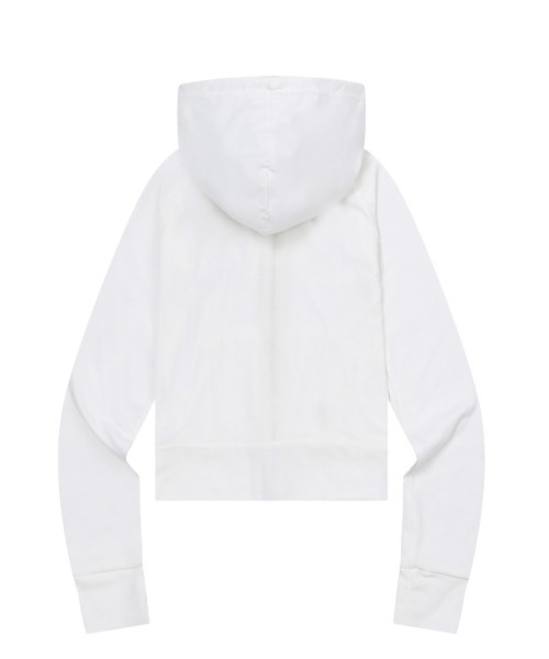 MUCENT(ムセント)の「A'GEM/9 × .kom 『MUCENT/ムセント』 LIGHT UP CROP HOOD ZIP-UP/ライトアップクロップジップアップパーカー(パーカー・レディース・ブラック/グレー/ホワイト・FREE)」の18枚目の写真
