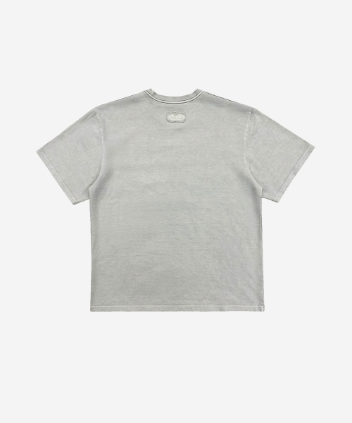 BLR(ビーエルアール)の「Low-Cut Patch Logo T-Shirt Grey(Tシャツ/カットソー・メンズ・その他・SMALL/MEDIUM/LARGE)」の4枚目の写真