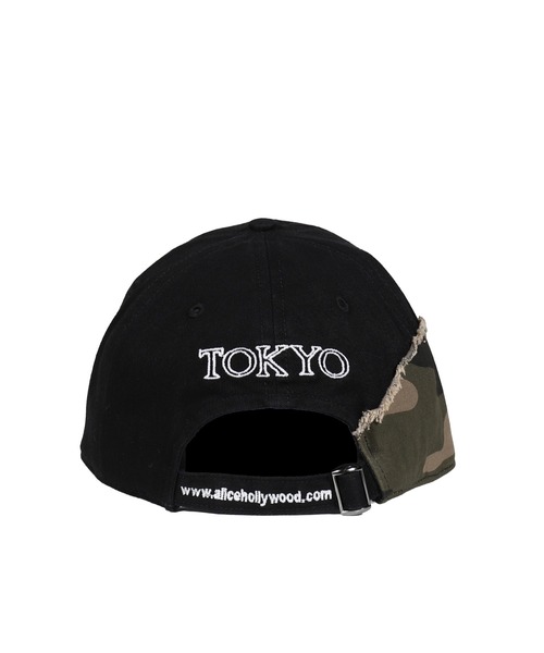 NUBIAN x ALICE CAMO SPLIT MOTO COUTURE CAP (EXCLUSIVE)（キャップ