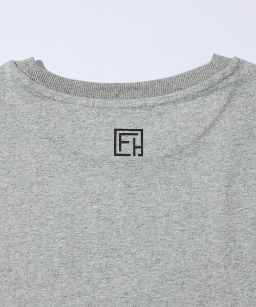 Firsthand(ファーストハンド)の「Firsthand/ファーストハンド 6オンス フロントロゴプリント クルーネックTシャツ / バックプリントTシャツ PRINT BURGER(Tシャツ/カットソー・メンズ・ホワイト/ブルーグレー/ブラック/グレー/チャコールグレー・MEDIUM/LARGE)」の15枚目の写真