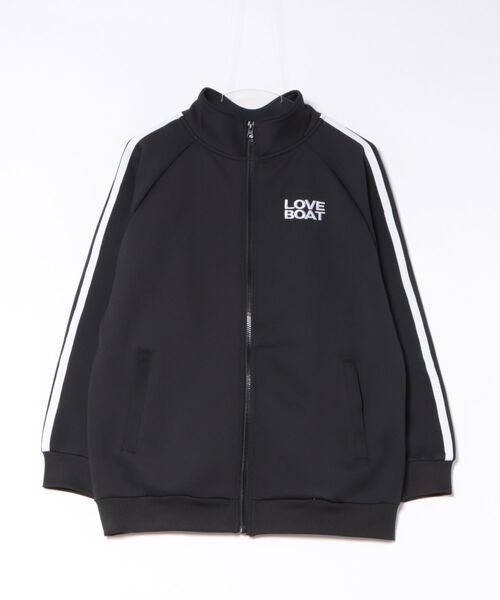 LOVE BOAT(ラブ・ボート)の「LOVEBOAT×KITTY トラックジャケット(ナイロンジャケット・レディース・ブラック/ホワイト・M/S)」の11枚目の写真