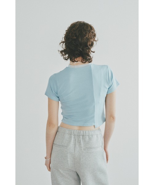 Muel Chic（ミュエルシック）の「Ease CS  イーズカットソー（Tシャツ/カットソー・レディース・スカイブルー/ピンク/ブラック/ホワイト・FREE）」の21枚目の写真