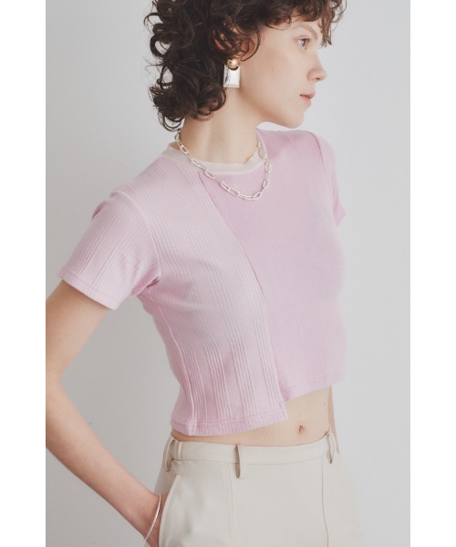 Muel Chic（ミュエルシック）の「Ease CS  イーズカットソー（Tシャツ/カットソー・レディース・スカイブルー/ピンク/ブラック/ホワイト・FREE）」の14枚目の写真