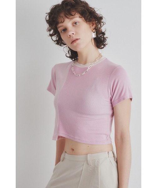 Muel Chic（ミュエルシック）の「Ease CS  イーズカットソー（Tシャツ/カットソー・レディース・スカイブルー/ピンク/ブラック/ホワイト・FREE）」の12枚目の写真