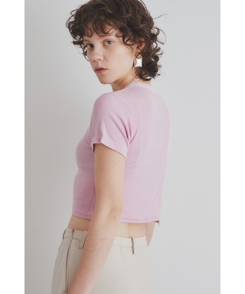 Muel Chic（ミュエルシック）の「Ease CS  イーズカットソー（Tシャツ/カットソー・レディース・スカイブルー/ピンク/ブラック/ホワイト・FREE）」の16枚目の写真