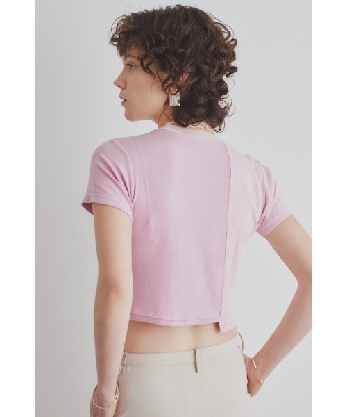 Muel Chic（ミュエルシック）の「Ease CS  イーズカットソー（Tシャツ/カットソー・レディース・スカイブルー/ピンク/ブラック/ホワイト・FREE）」の13枚目の写真
