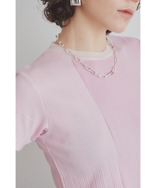 Muel Chic（ミュエルシック）の「Ease CS  イーズカットソー（Tシャツ/カットソー・レディース・スカイブルー/ピンク/ブラック/ホワイト・FREE）」の10枚目の写真