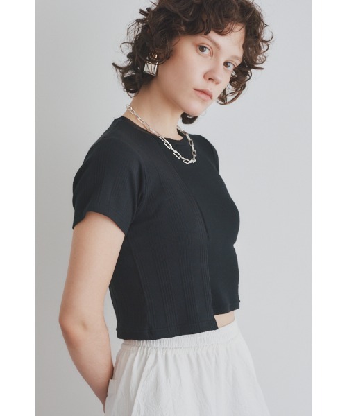 Muel Chic（ミュエルシック）の「Ease CS  イーズカットソー（Tシャツ/カットソー・レディース・スカイブルー/ピンク/ブラック/ホワイト・FREE）」の18枚目の写真