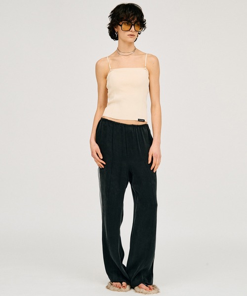 PRANK PROJECT（プランクプロジェクト）の「【2026Summer Pre-Order】サテンフレアパンツ / Satin Flare Pants（その他パンツ・レディース・ホワイト/ピンク/ブラック・36/38）」の8枚目の写真