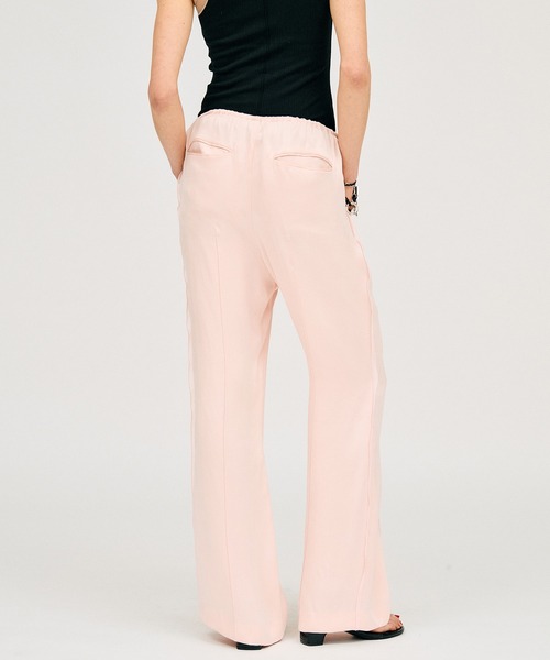 PRANK PROJECT（プランクプロジェクト）の「【2026Summer Pre-Order】サテンフレアパンツ / Satin Flare Pants（その他パンツ・レディース・ホワイト/ピンク/ブラック・36/38）」の16枚目の写真