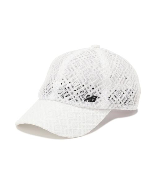 New Balance Golf(ニューバランスゴルフ)の「【new balance golf】LACE SIX PANELS CAP(キャップ・レディース・ホワイト/ブラック・FREE)」の2枚目の写真