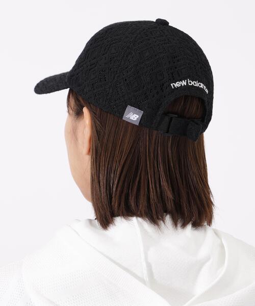 New Balance Golf(ニューバランスゴルフ)の「【new balance golf】LACE SIX PANELS CAP(キャップ・レディース・ホワイト/ブラック・FREE)」の3枚目の写真