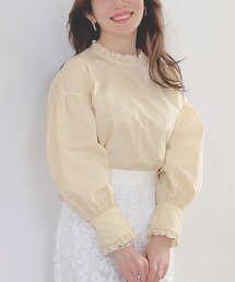 ボウタイ コットンレース ブラウス Liala×PG（シャツ/ブラウス