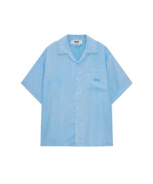 MSGM（エムエスジーエム）の「ライトブルー タイダイ ボウリングシャツ（シャツ/ブラウス）」