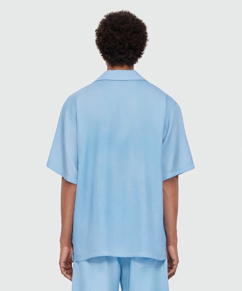 MSGM(エムエスジーエム)の「ライトブルー タイダイ ボウリングシャツ(シャツ/ブラウス・メンズ・ライトブルー・38)」の3枚目の写真