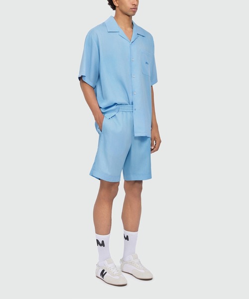 MSGM(エムエスジーエム)の「ライトブルー タイダイ ボウリングシャツ(シャツ/ブラウス・メンズ・ライトブルー・38)」の4枚目の写真