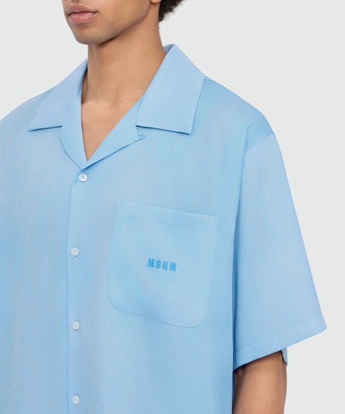 MSGM(エムエスジーエム)の「ライトブルー タイダイ ボウリングシャツ(シャツ/ブラウス・メンズ・ライトブルー・38)」の5枚目の写真