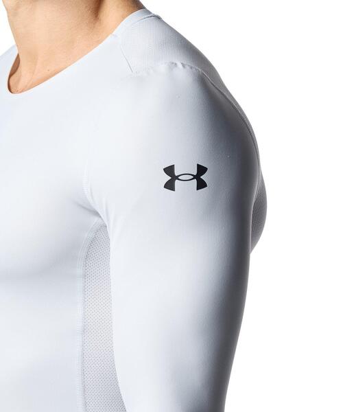 UNDER ARMOUR(アンダーアーマー)の「UAクール コンプレッション ロングスリーブ シャツ(トレーニング/メンズ)(Tシャツ/カットソー・メンズ・グレー系その他・L/S/XL/M/2XL)」の5枚目の写真