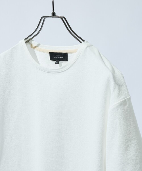 ABAHOUSE（アバハウス）の「シュリンク天竺 クルーネック半袖Tシャツ（Tシャツ/カットソー・メンズ・ホワイト/ブラック/グレイッシュブルー・50/48/46/44）」の16枚目の写真