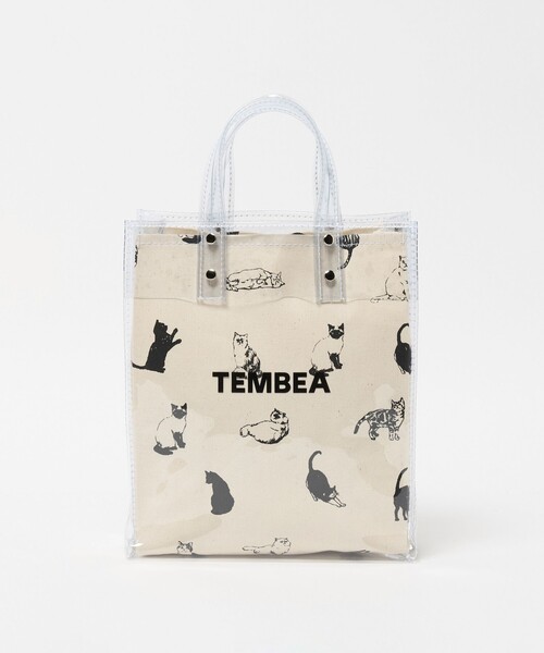 TEMBEA(テンベア)の「【別注】<TEMBEA>PVC トートバッグ S(トートバッグ・レディース・ブラック/ホワイト・FREE)」の2枚目の写真