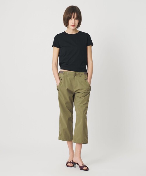 ATTISESSION(アティセッション)の「<ATTISESSION>フィールド クロップド パンツ(その他パンツ・レディース・ブラック/オリーブ・38/36)」の3枚目の写真