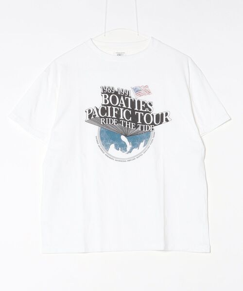 THE SHINZONE（ザ　シンゾーン）の「BOATIES TOUR TEE 26MMSCU08（Tシャツ/カットソー・レディース・ホワイト/グレー/ブルー・FREE）」の5枚目の写真