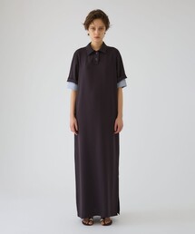 RIM.ARK（リムアーク）の「Marble ink flowing dress（ワンピース 