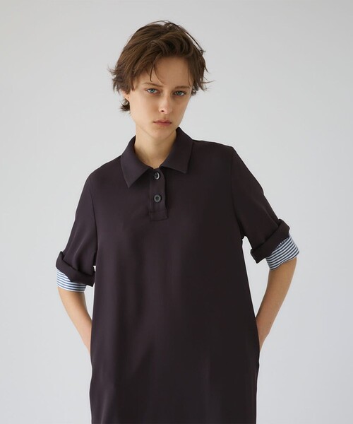 RIM.ARK(リムアーク)の「【RIM.ARK/リムアーク】Polo design maxi OP/ポロデザインマキシワンピース/シャツワンピース(ワンピース・レディース・ダークブラウン/ブラック・36/38)」の20枚目の写真
