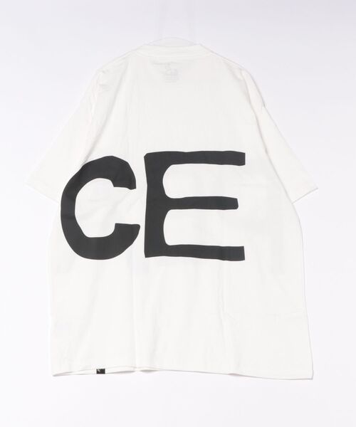 go slow caravan(ゴースローキャラバン)の「USA/C PEACE びっくり BIG TEE(Tシャツ/カットソー・メンズ・ホワイト/ブラック・X-LARGE)」の3枚目の写真