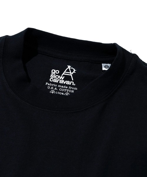 go slow caravan(ゴースローキャラバン)の「USA/C PEACE びっくり BIG TEE(Tシャツ/カットソー・メンズ・ホワイト/ブラック・X-LARGE)」の17枚目の写真