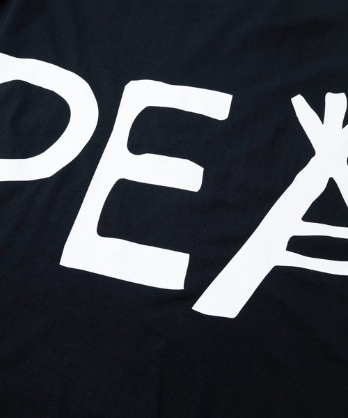 go slow caravan(ゴースローキャラバン)の「USA/C PEACE びっくり BIG TEE(Tシャツ/カットソー・メンズ・ホワイト/ブラック・X-LARGE)」の16枚目の写真