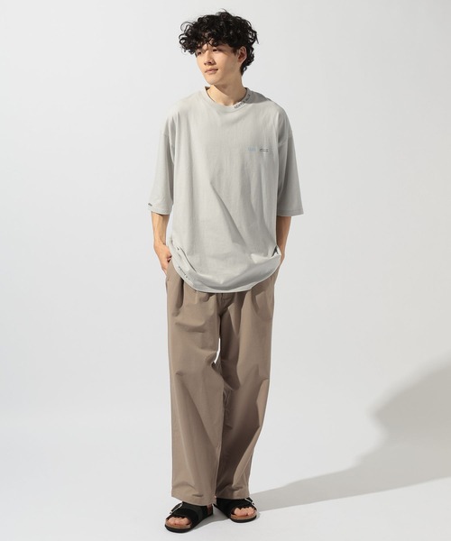 niko and...(ニコアンド)の「ポイントステッチ刺繍Tシャツ(Tシャツ/カットソー・メンズ・ブラック/ブルー/オレンジ/サンドグレー・LARGE/MEDIUM)」の9枚目の写真