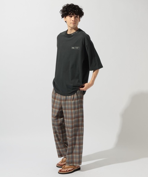 niko and...(ニコアンド)の「ポイントステッチ刺繍Tシャツ(Tシャツ/カットソー・メンズ・ブラック/ブルー/オレンジ/サンドグレー・LARGE/MEDIUM)」の6枚目の写真