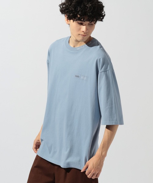 niko and...(ニコアンド)の「ポイントステッチ刺繍Tシャツ(Tシャツ/カットソー・メンズ・ブラック/ブルー/オレンジ/サンドグレー・LARGE/MEDIUM)」の16枚目の写真