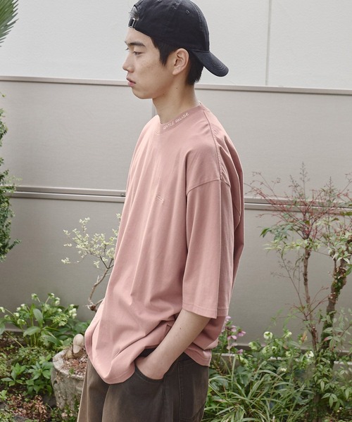 niko and...(ニコアンド)の「ポイントステッチ刺繍Tシャツ(Tシャツ/カットソー・メンズ・ブラック/ブルー/オレンジ/サンドグレー・LARGE/MEDIUM)」の14枚目の写真