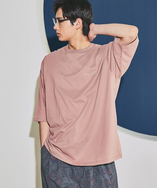 niko and...(ニコアンド)の「ポイントステッチ刺繍Tシャツ(Tシャツ/カットソー・メンズ・ブラック/ブルー/オレンジ/サンドグレー・LARGE/MEDIUM)」の12枚目の写真