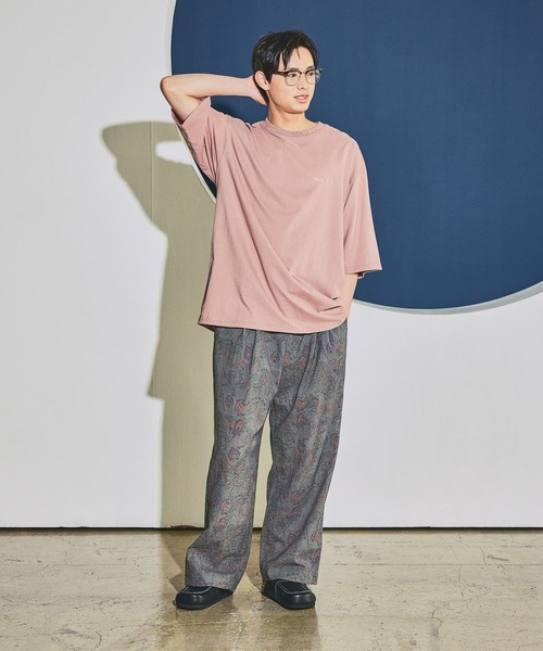 niko and...(ニコアンド)の「ポイントステッチ刺繍Tシャツ(Tシャツ/カットソー・メンズ・ブラック/ブルー/オレンジ/サンドグレー・LARGE/MEDIUM)」の10枚目の写真