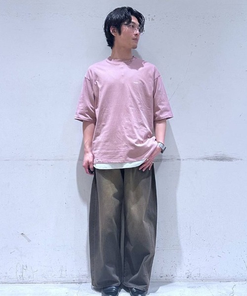 niko and...(ニコアンド)の「ポイントステッチ刺繍Tシャツ(Tシャツ/カットソー・メンズ・ブラック/ブルー/オレンジ/サンドグレー・LARGE/MEDIUM)」の18枚目の写真