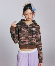 HOME GRAPHIC HOOD ZIP-UP BLACK（パーカー）｜YOUHEE（ユヒ）の