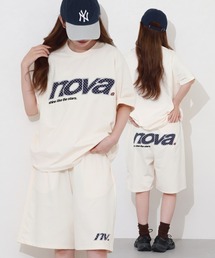 JUNGLE STORM ロゴプリント半袖Tシャツ/柄ロゴワッペンショーツ 2点セット セットアップ