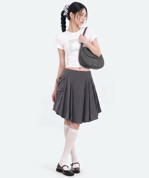 Miseki SEOUL(ミセキソウル)の「Round pleats bag BLACK(ショルダーバッグ・レディース・その他・OS)」の6枚目の写真