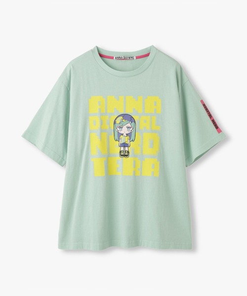 ANNA SUI NYC(アナ スイ エヌ ワイ シー)の「TERA Digital Nerd T シャツ(Tシャツ/カットソー・レディース・ブラック/ミント・FREE)」の6枚目の写真