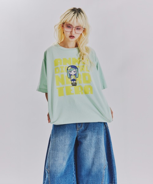 ANNA SUI NYC(アナ スイ エヌ ワイ シー)の「TERA Digital Nerd T シャツ(Tシャツ/カットソー・レディース・ブラック/ミント・FREE)」の22枚目の写真
