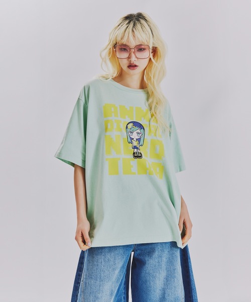 ANNA SUI NYC(アナ スイ エヌ ワイ シー)の「TERA Digital Nerd T シャツ(Tシャツ/カットソー・レディース・ブラック/ミント・FREE)」の21枚目の写真