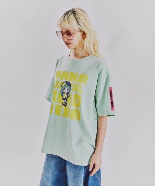 ANNA SUI NYC(アナ スイ エヌ ワイ シー)の「TERA Digital Nerd T シャツ(Tシャツ/カットソー・レディース・ブラック/ミント・FREE)」の18枚目の写真