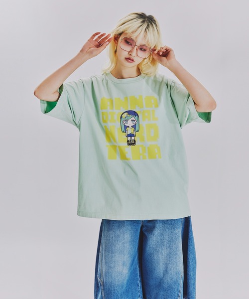 ANNA SUI NYC(アナ スイ エヌ ワイ シー)の「TERA Digital Nerd T シャツ(Tシャツ/カットソー・レディース・ブラック/ミント・FREE)」の17枚目の写真